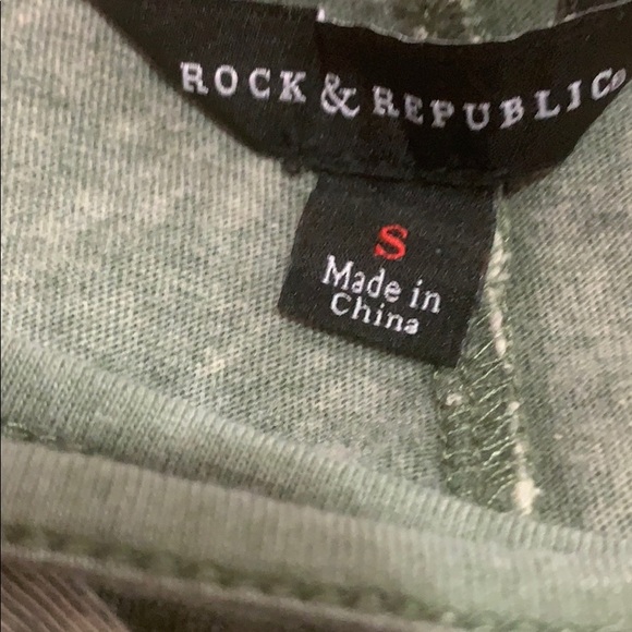 Rock & Republic sleeveless front lace up top - Picture 6 of 6